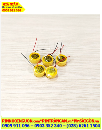 Pin tai nghe Bluetooth _Pin sạc Lithium Li-ion nút áo LIR1054 với 38mAh (10mmx5.4mm) chính hãng